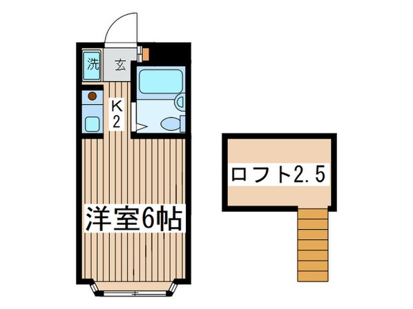 セゾン・ドルミＢの物件間取画像